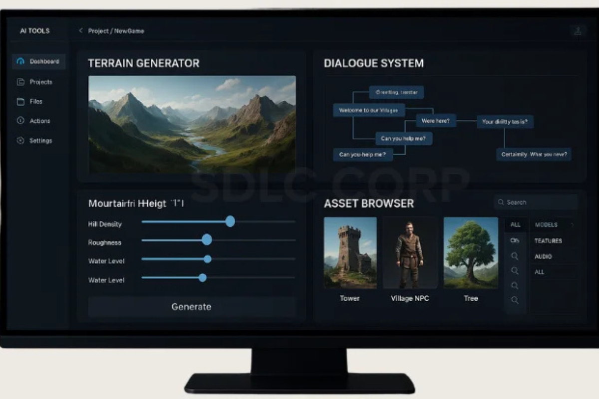 use AI to make games